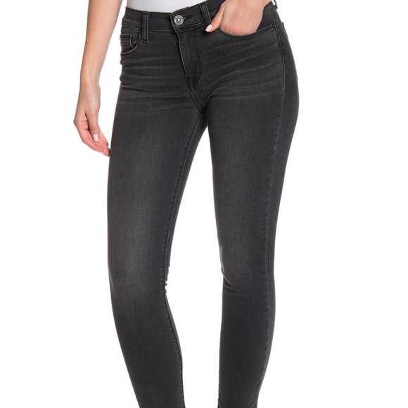 Hudson Midrise Natalie Super Skinny Ankle Jeans - Picture 1 of 7